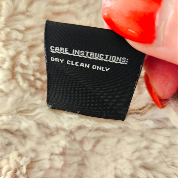 Jones New York Faux Suede Winter Fur Lined Winter Coat - Size M - Picture 12 of 12